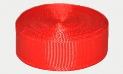 2628 - Sarkana ripsa lenta 2,5cm x10m (RL3.12) Sarkana ripsa lenta 2,5cm x10m (RL3.12)
